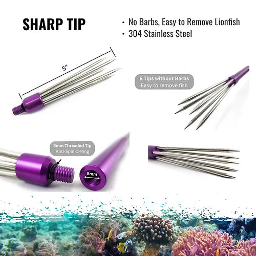 Aquatic Hunt Lionfish Pole Spear 36"