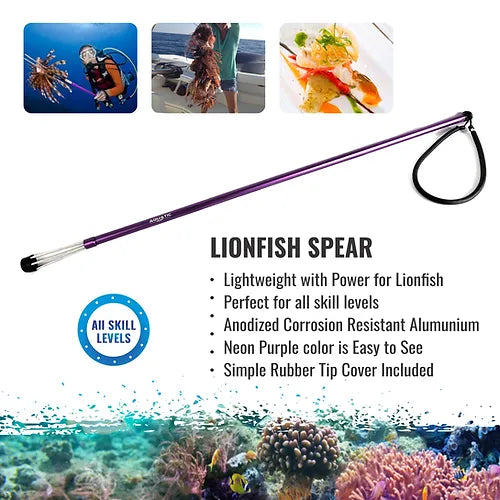 Aquatic Hunt Lionfish Pole Spear 36"