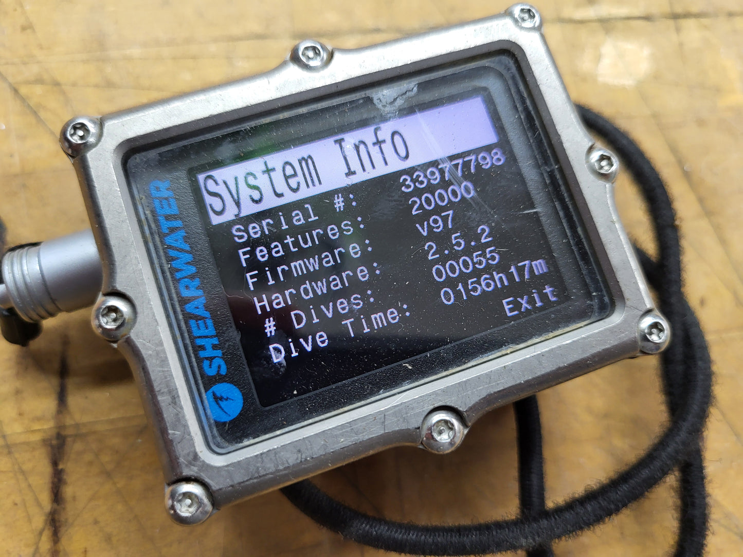 Shearwater Petrel 2 EXT CCR Dive Computer