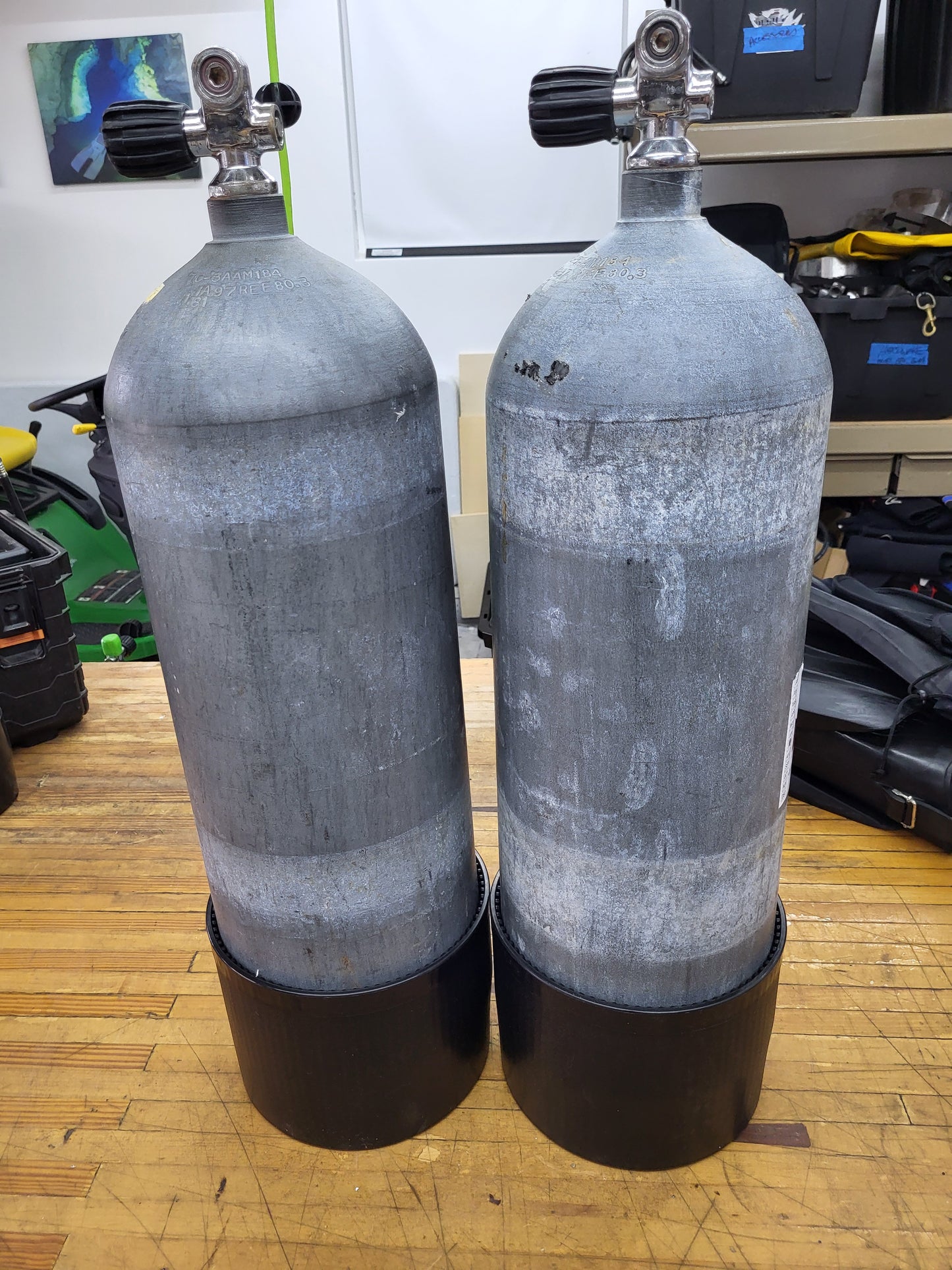 Pressed Steel LP95 Cylinders UPGRADE FOR MICHAEL TO thermo modular valves