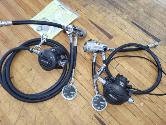 Apeks XTX Sidemount Regulator Set