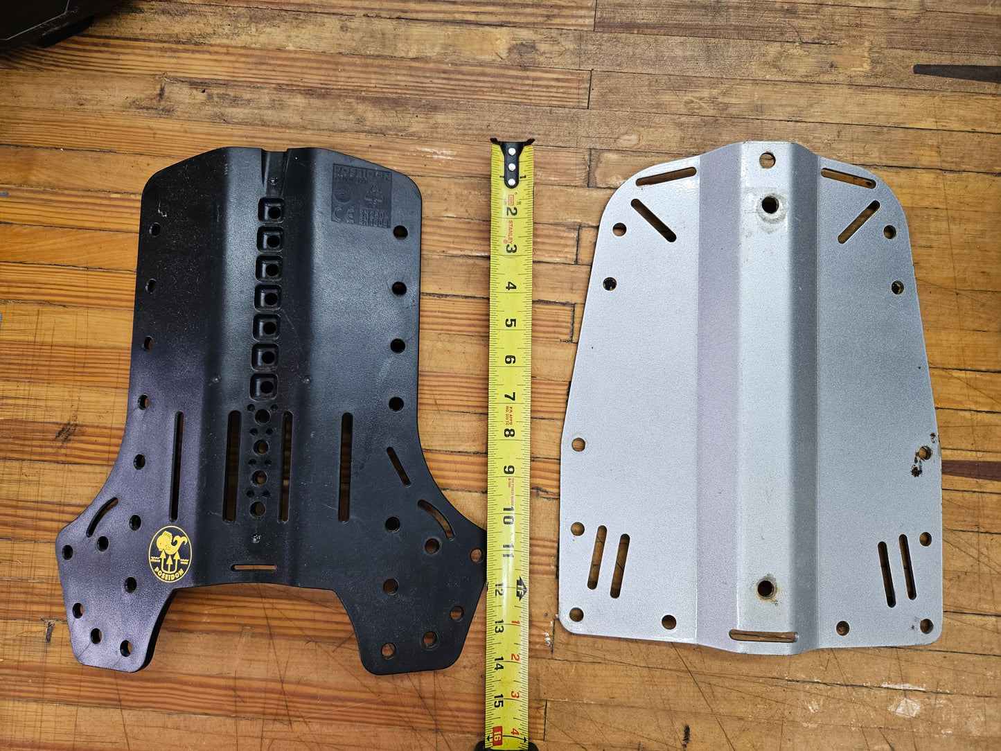 Poseidon Steel Short Backplates