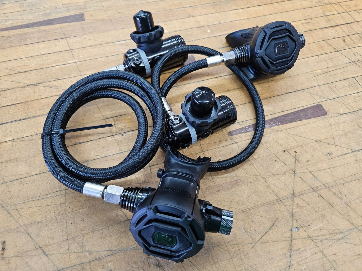 Dive Rite XT4 Doubles Regulator Set