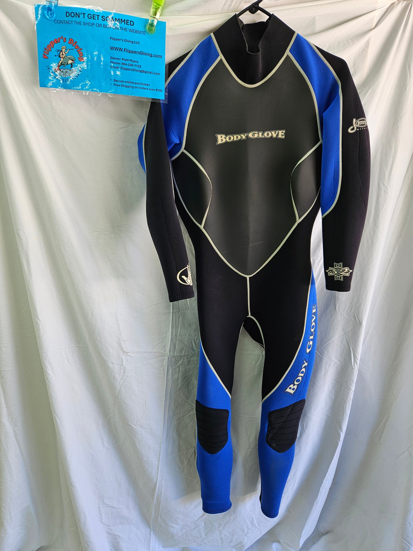 Body Glove 3/2mm Wetsuit (Size 11)