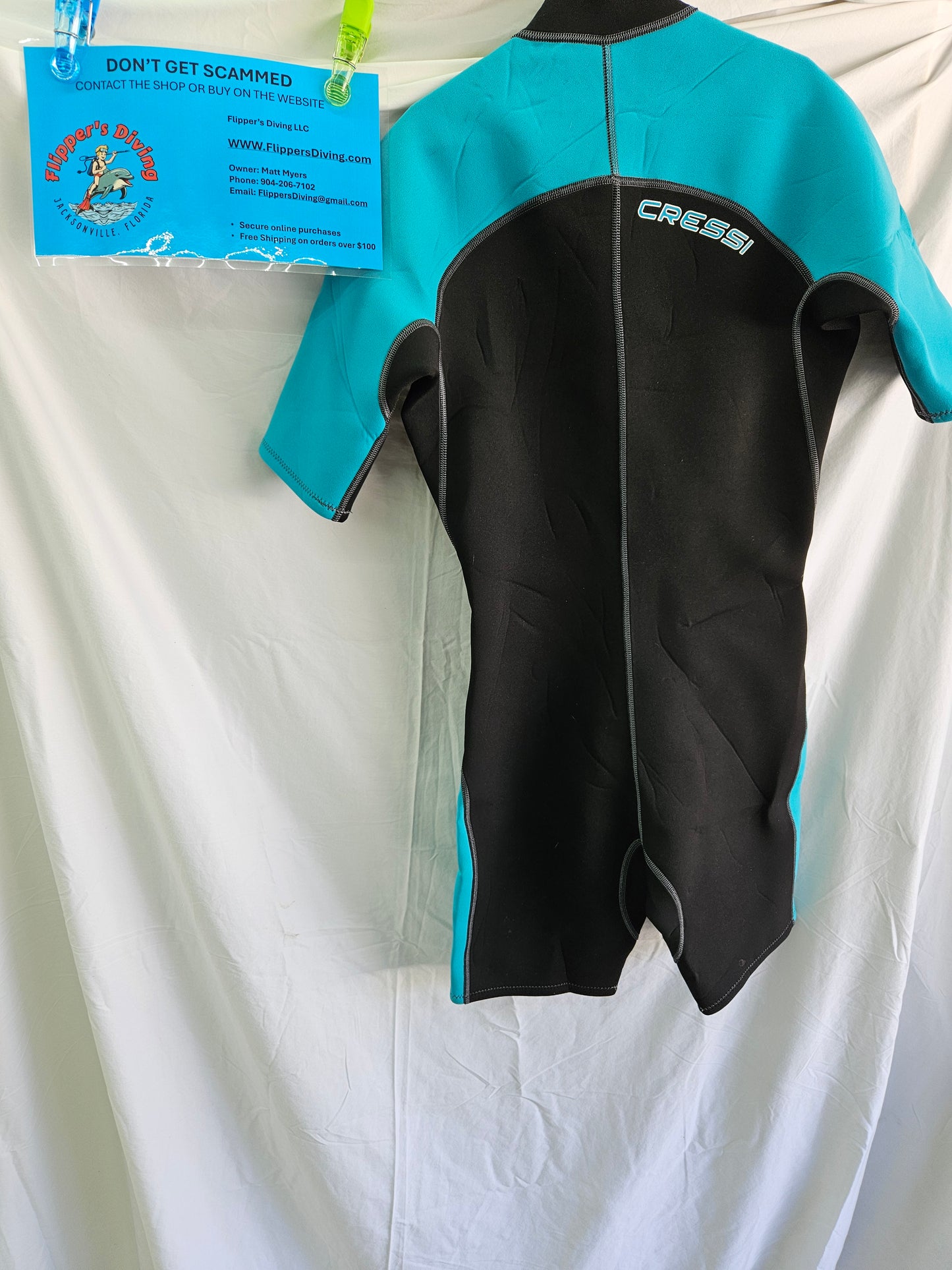 Cressi 3mm Shorty Wetsuit (Size 4)