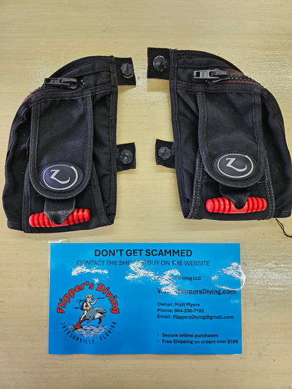 Zeagle Drop Weight Integrated Pockets (pair)