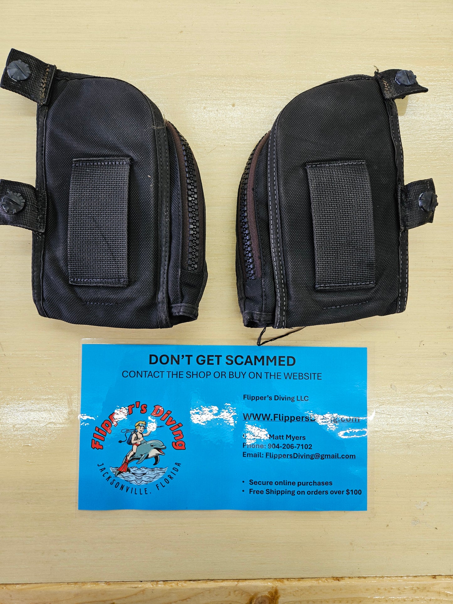 Zeagle Drop Weight Integrated Pockets (pair)