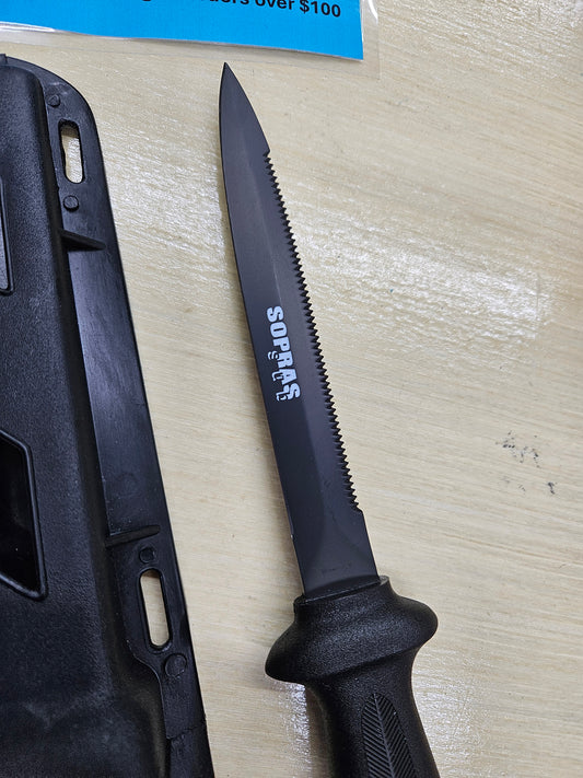 Cuchillo de buceo para pesca submarina Sopras Sub