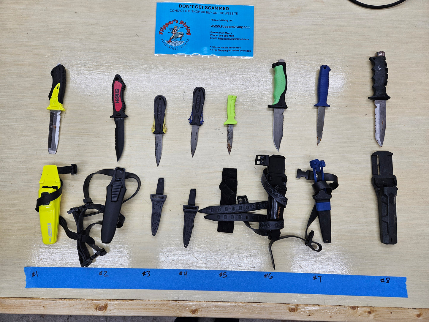 Pre-Owned Dive Knives