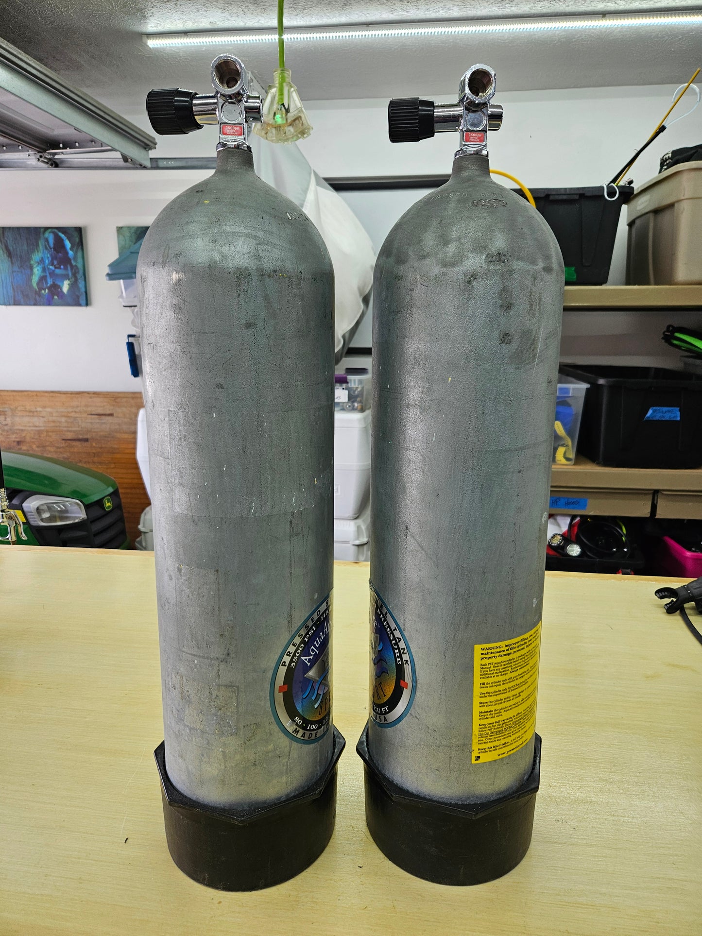 PST Galvanized HP120 Steel Cylinders