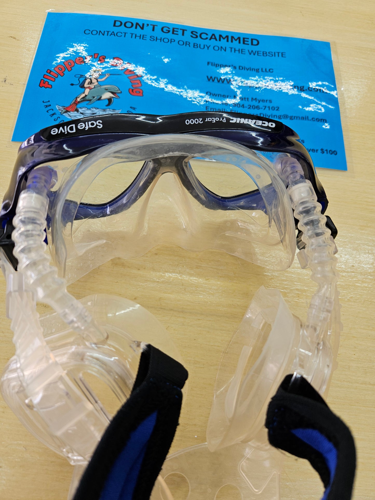 Oceanic "Pro Ear 2000 Safe Dive" Mask