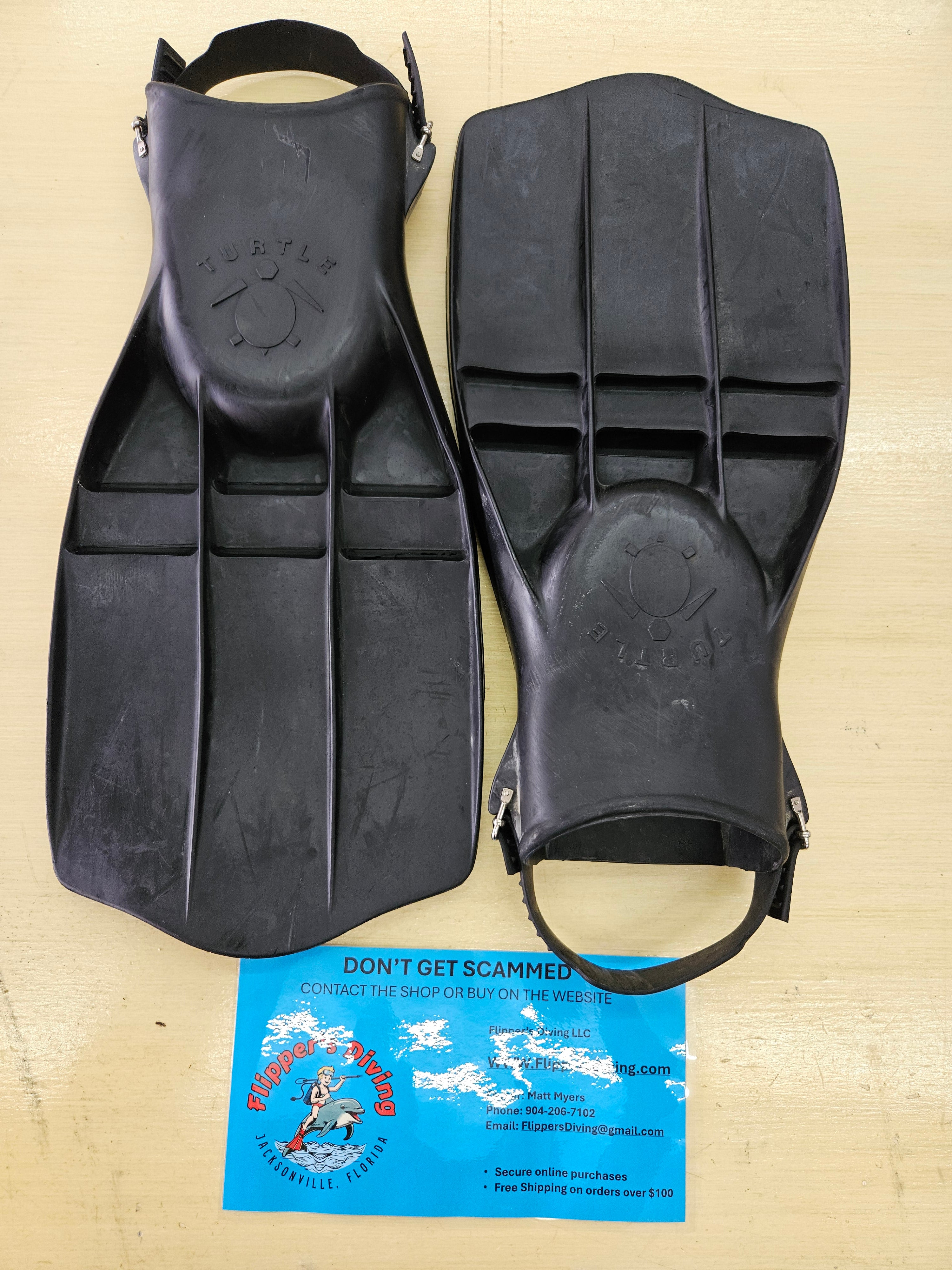 Turtle Fins (XL) – Flipper's Diving LLC