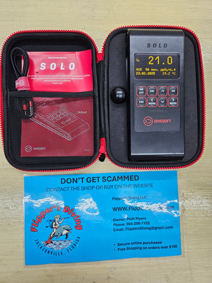 Divesoft Solo 02 Nitrox Analyzer (Demo Unit)