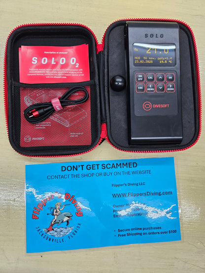 Divesoft Solo 02 Nitrox Analyzer (Demo Unit)