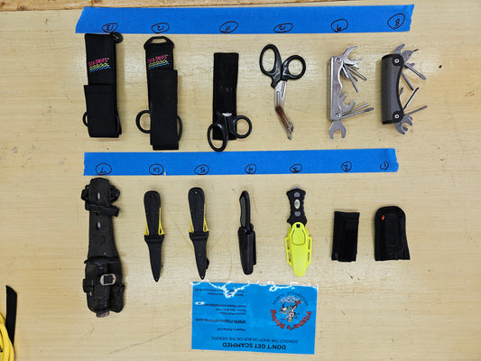 Diver's Knives and Tools
