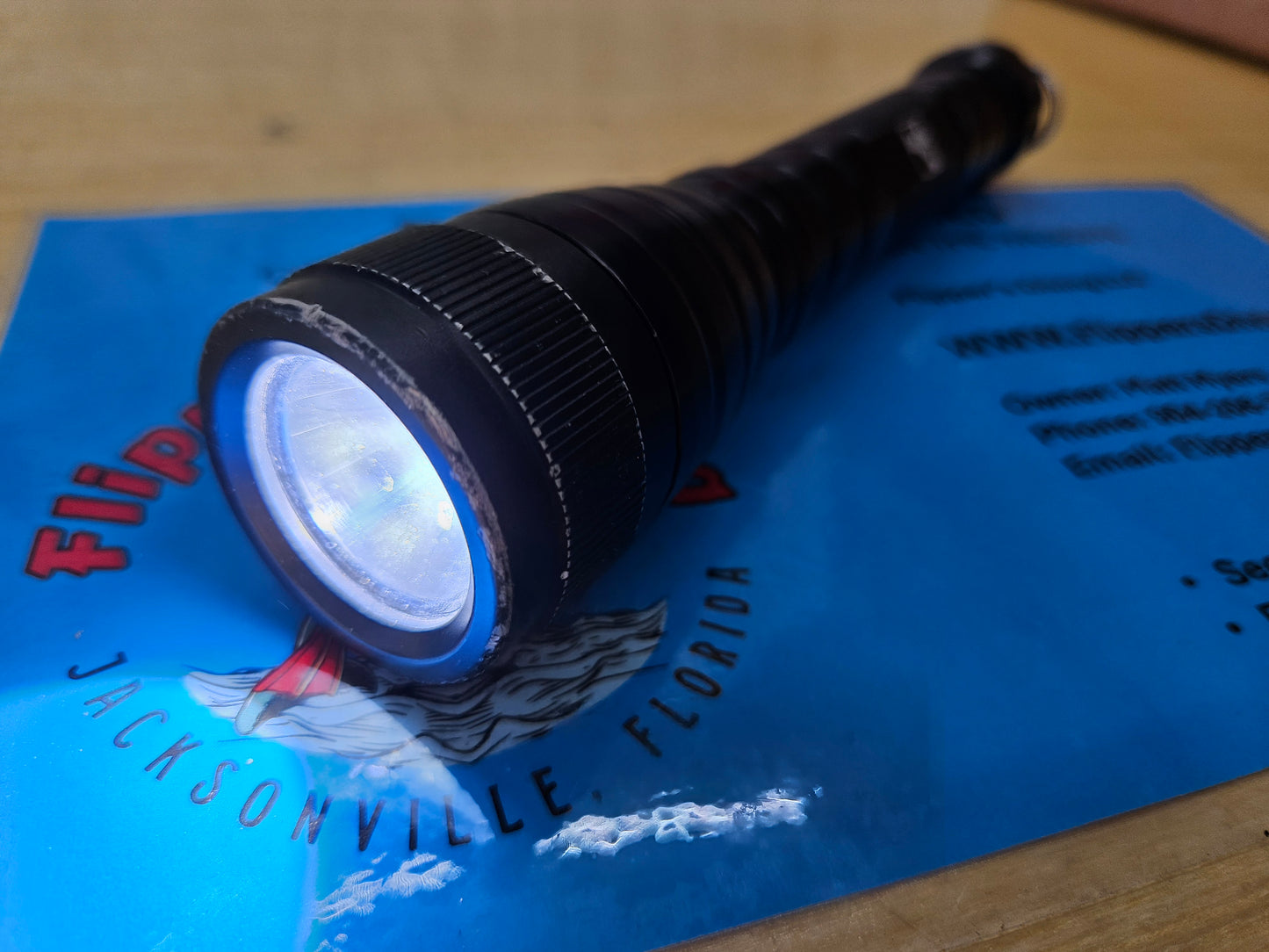 Linterna de buceo LED DGX (800 lúmenes)