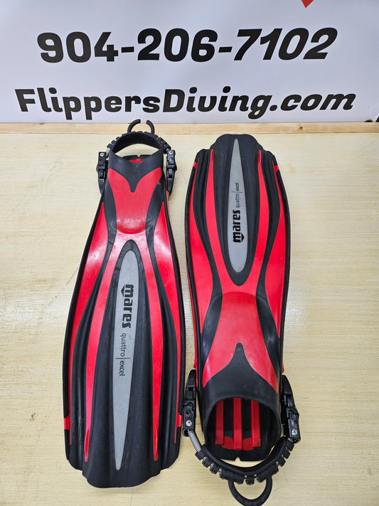 Mares Quattro Excel Dive Fins (LARGE)