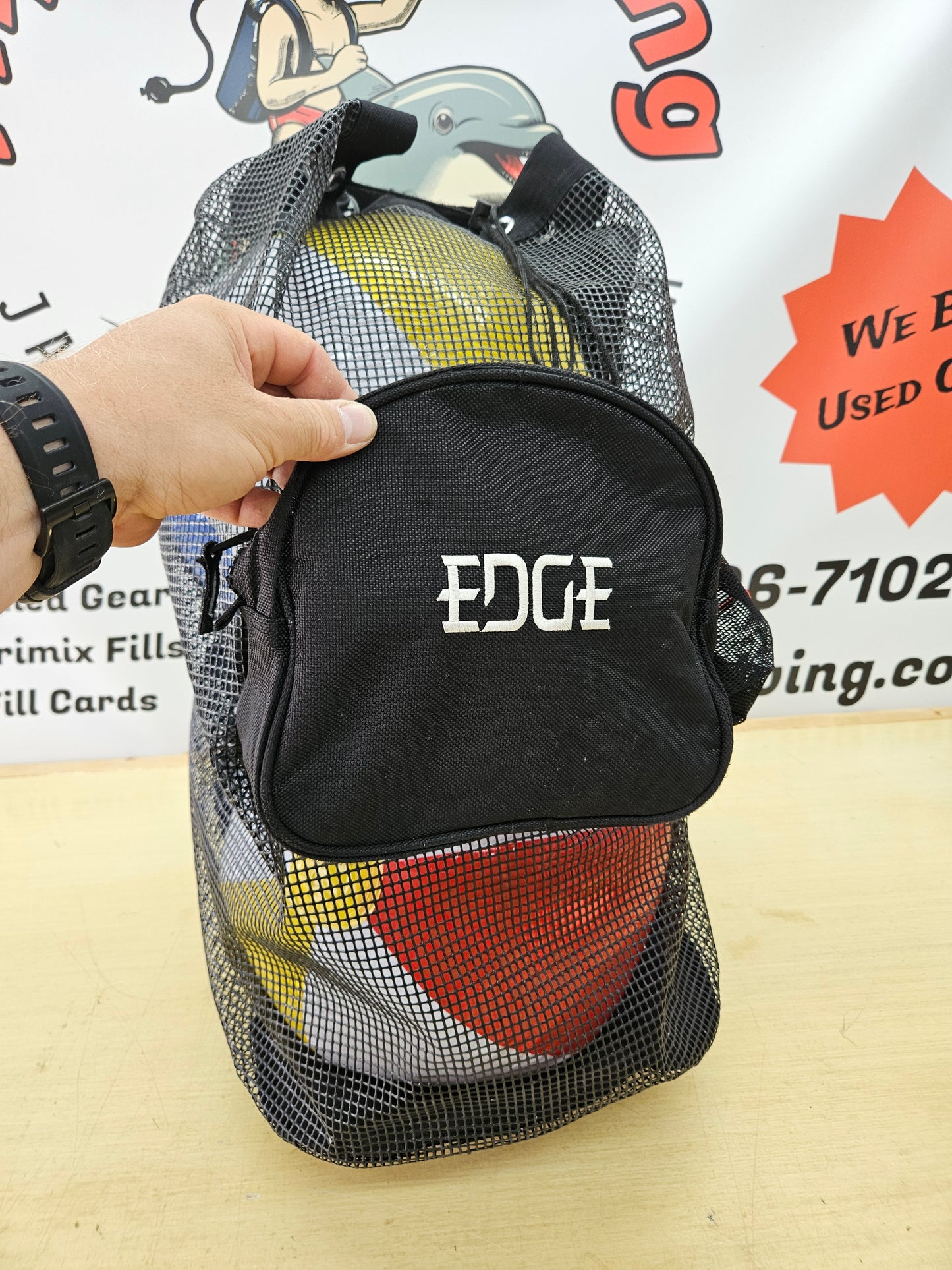 Edge Mesh Roller Backpack Equipment Bag