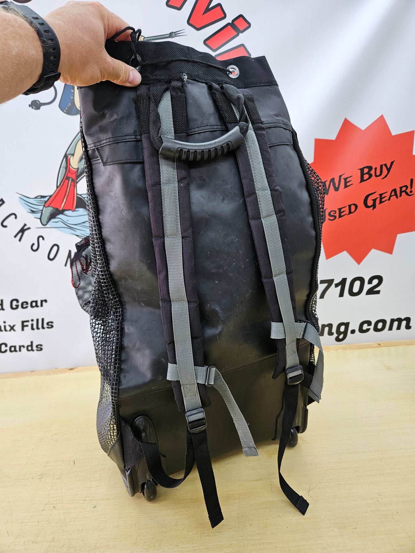 Edge Mesh Roller Backpack Equipment Bag