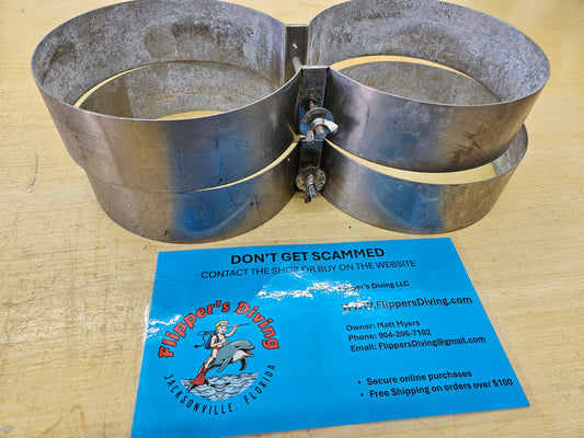 8" Stainless Steel Tank Bands