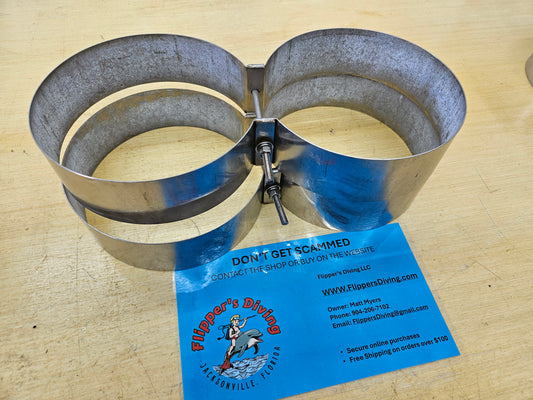 8" Stainless Steel Tank Bands