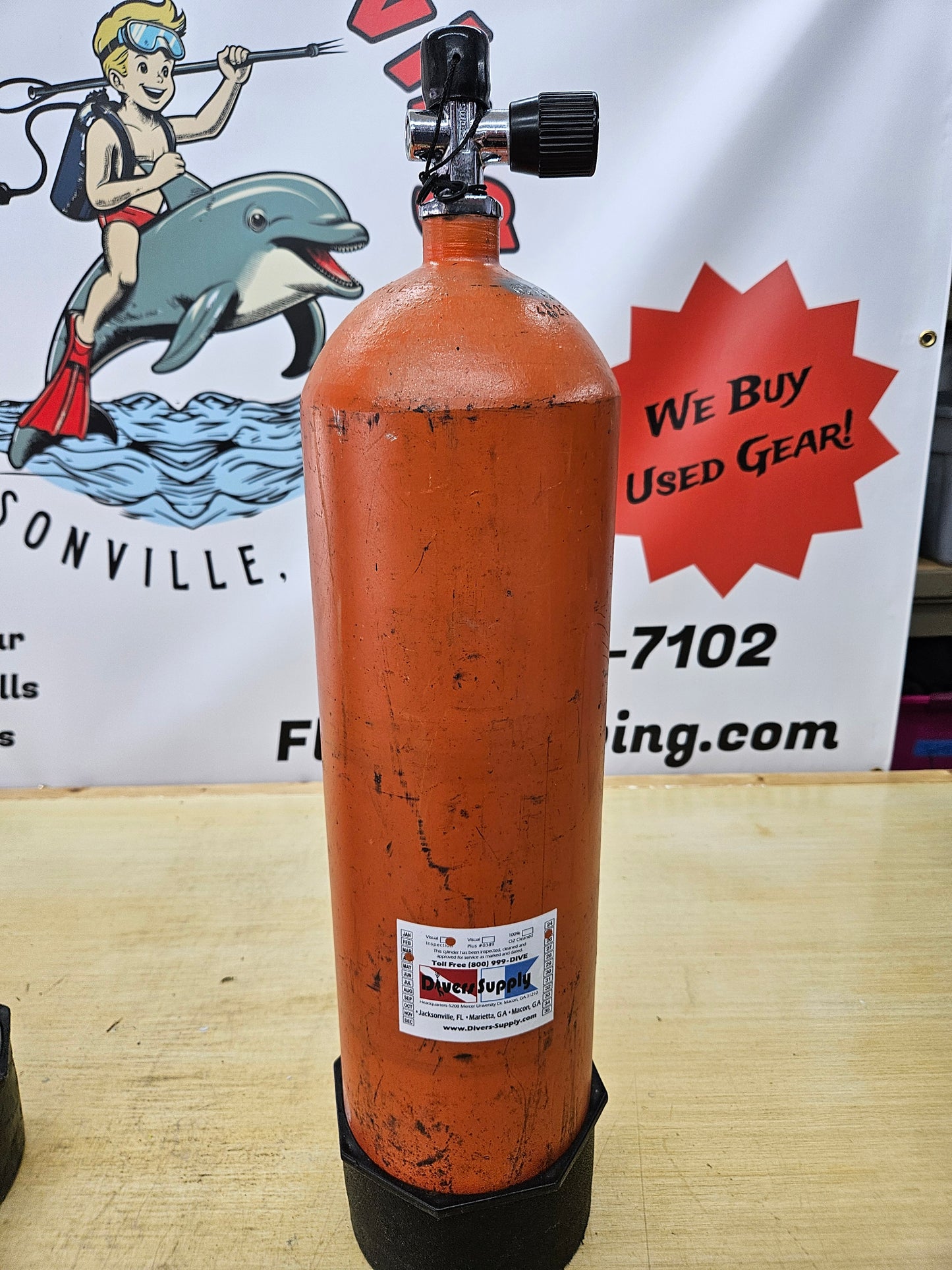 Steel LP72 Scuba Cylinders