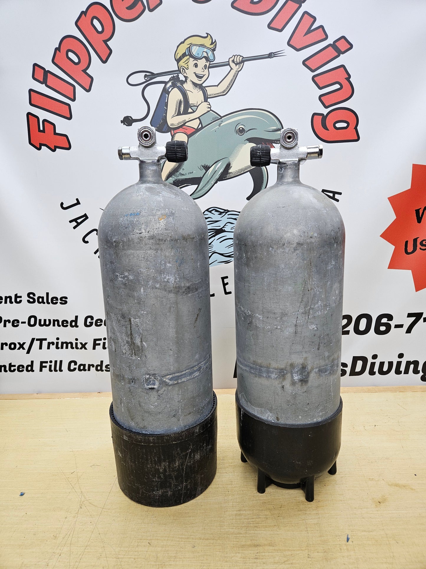 Faber HP117 Steel Scuba Tanks