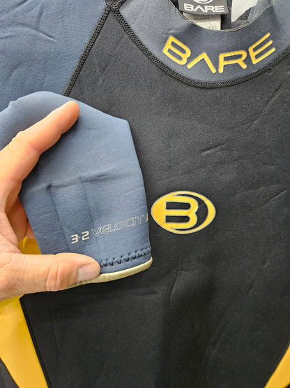 Bare 3/2mm Velocity Wetsuit (2XL)