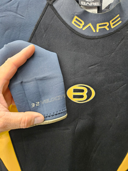 Bare 3/2mm Velocity Wetsuit (2XL)