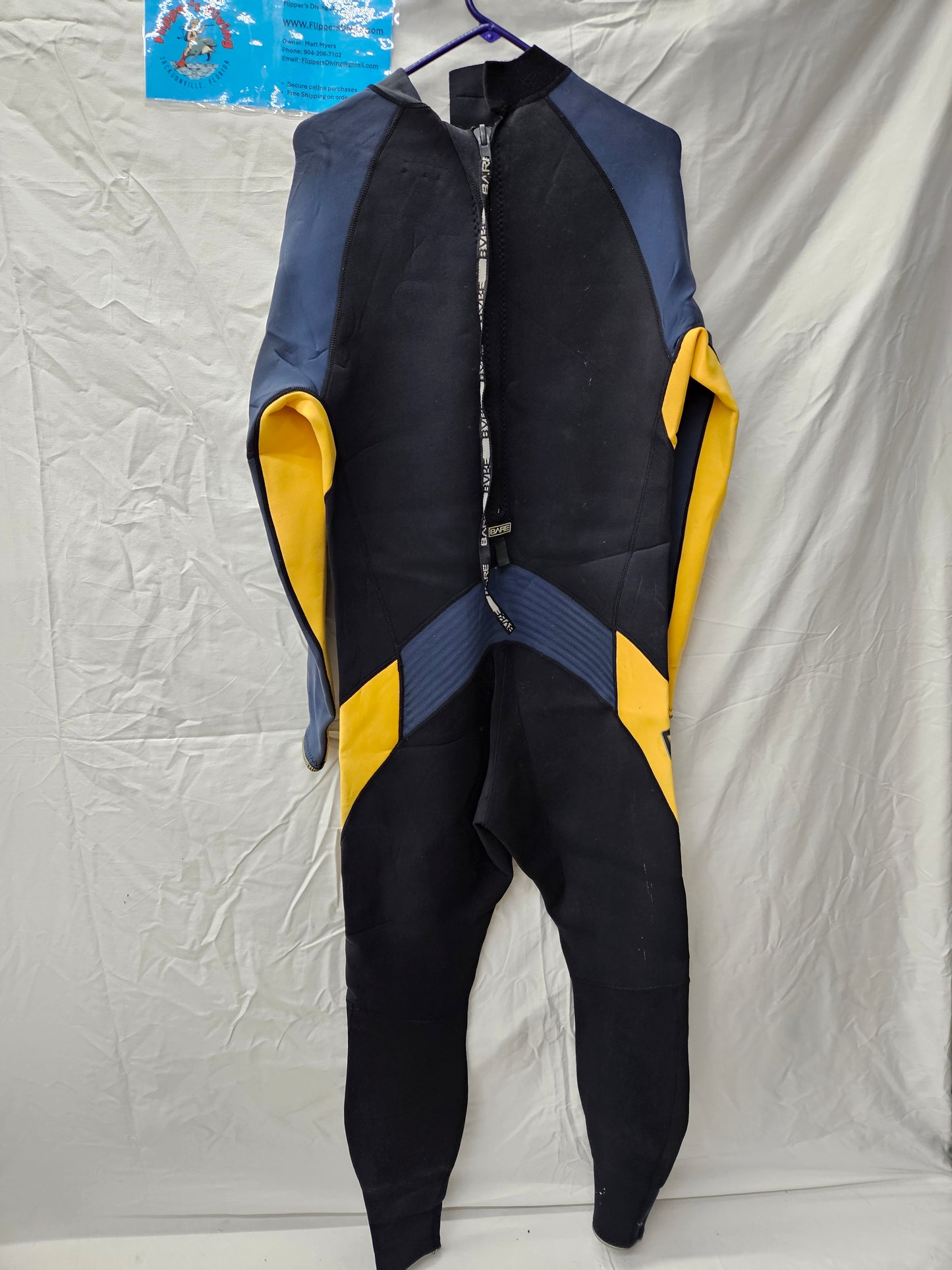 Bare 3/2mm Velocity Wetsuit (2XL)