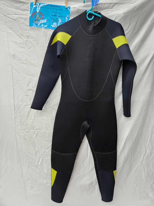 Generic yellow/black 5mm Wetsuit (LG)