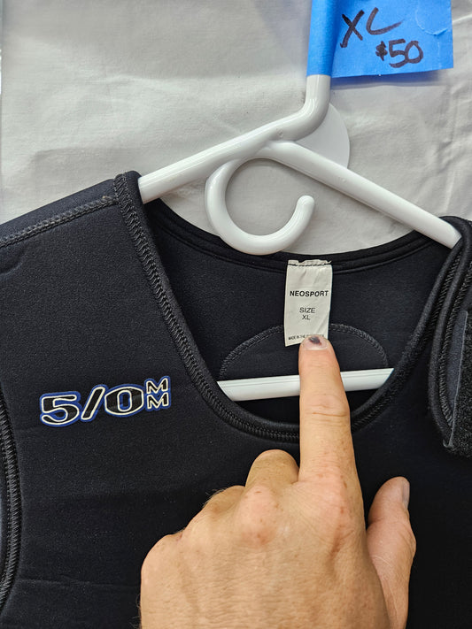 Neo Sport 5mm Farmer John Bottoms (XL)