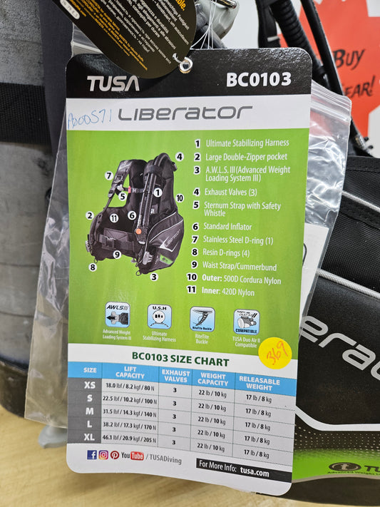 Tusa "Liberator" BCD (XL)   **NEW!!**