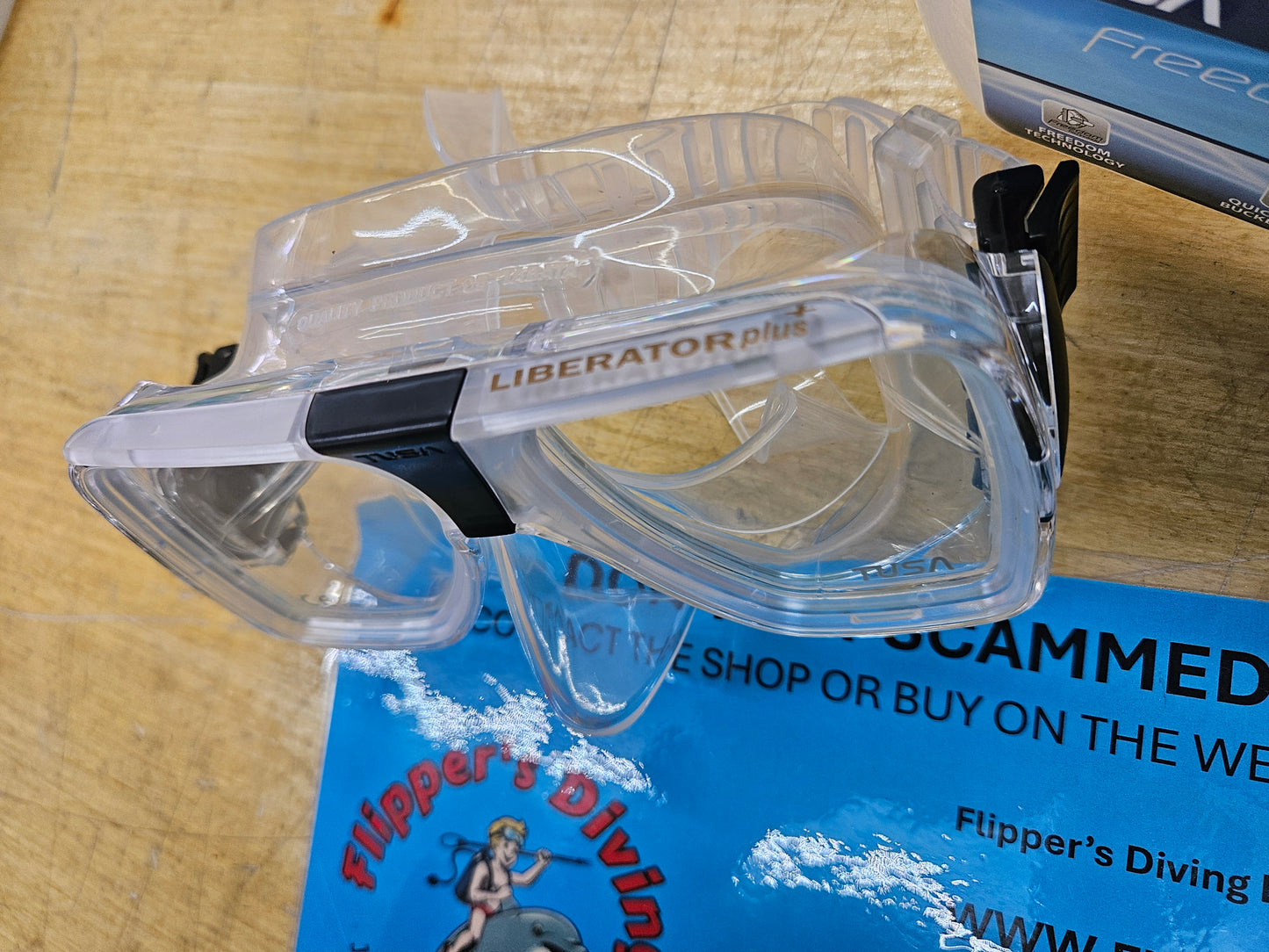 Tusa Freedom Ceos Liberator Plus Dive Mask