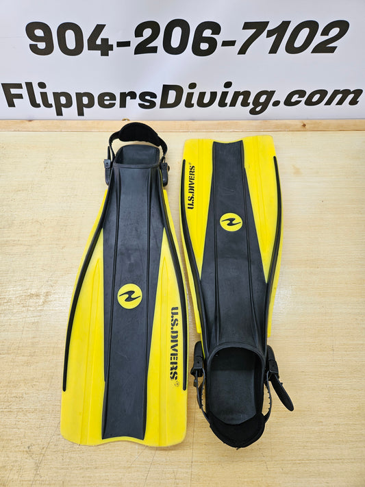 US Divers Fins (Size L-XL - 9-13)