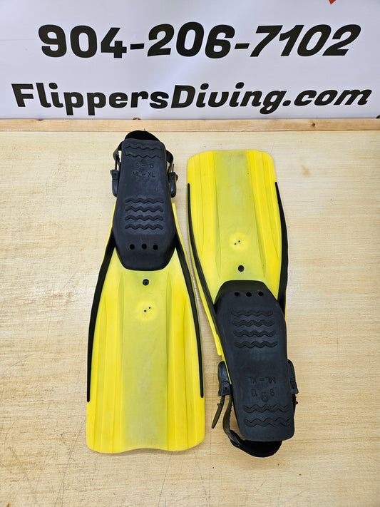 US Divers Fins (Size L-XL - 9-13)