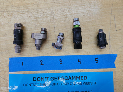 LP Gas Shut Off Valves/Sliders and Swivels