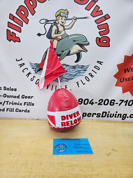 Inflatable Diver Down Flag/Float