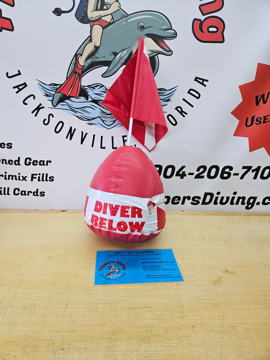 Inflatable Diver Down Flag/Float