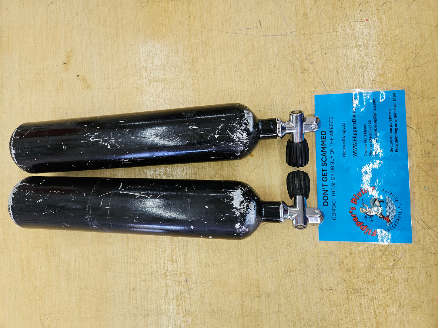 Faber FX23 Steel 3 Liter CCR Cylinders (Pair)