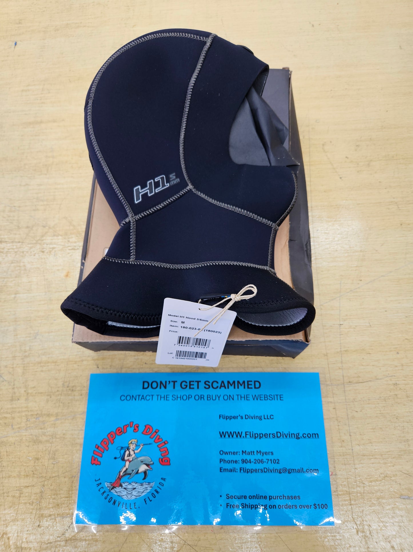 "Water Proof" H1 5/3mm Hood (Small & Medium)