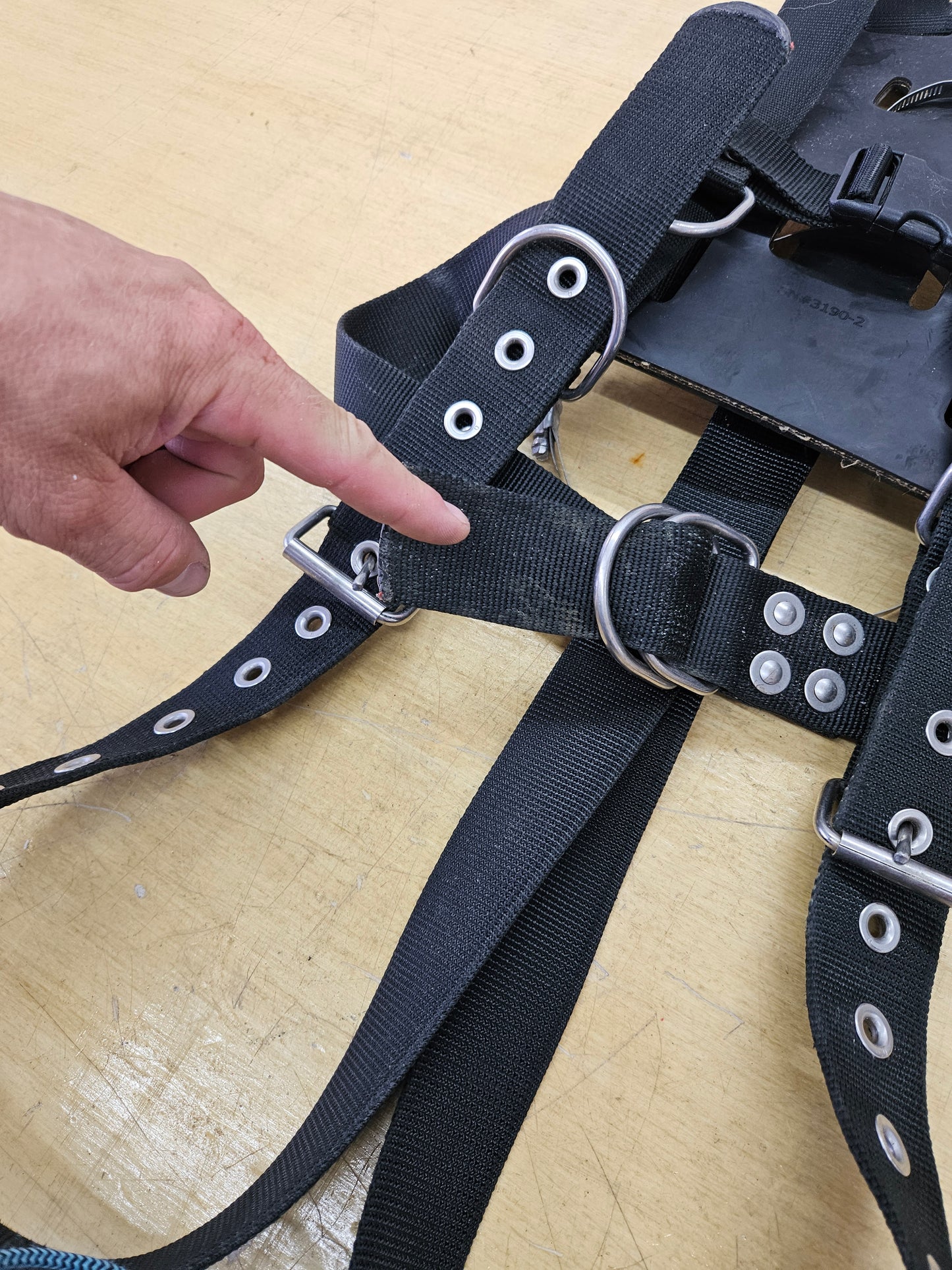 Atlantic Diving Commercial Dive Harness (LARGE)