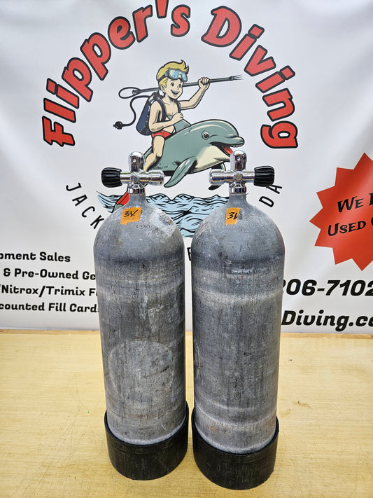 PST - HP100's Steel Scuba Cylinders (PAIR)
