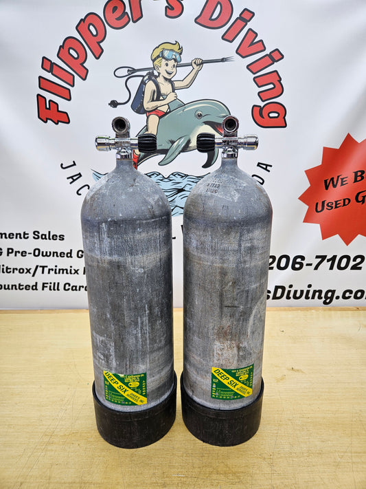 PST - HP100's Steel Scuba Cylinders (PAIR)