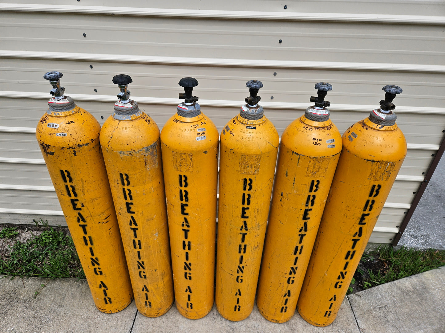 4500psi Gas Storage Bank Bottles