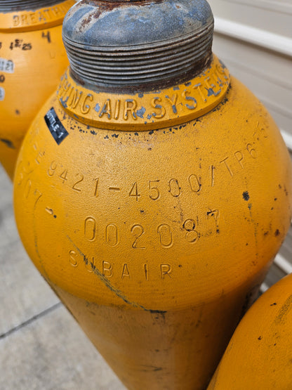 4500psi Gas Storage Bank Bottles