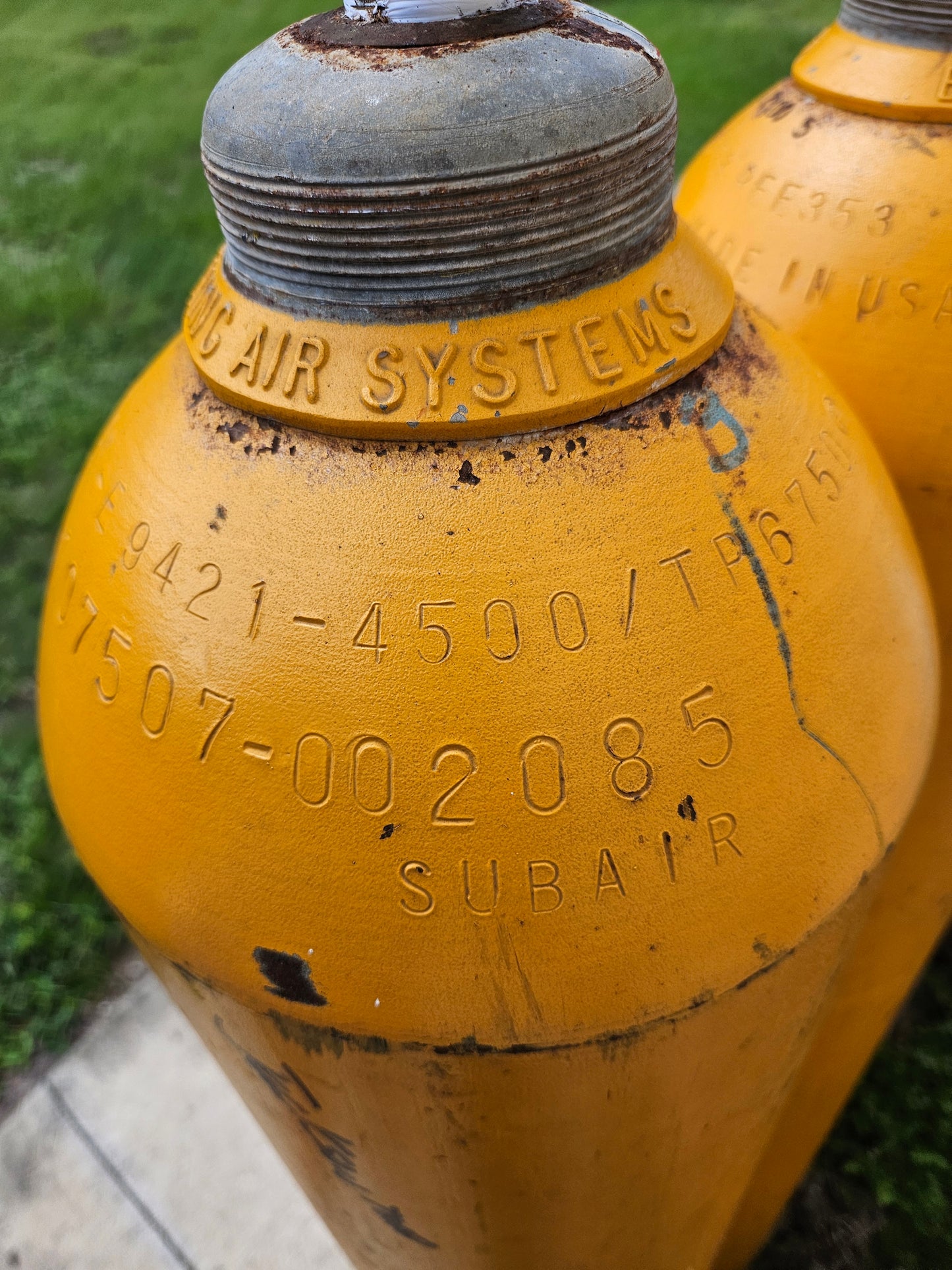 4500psi Gas Storage Bank Bottles