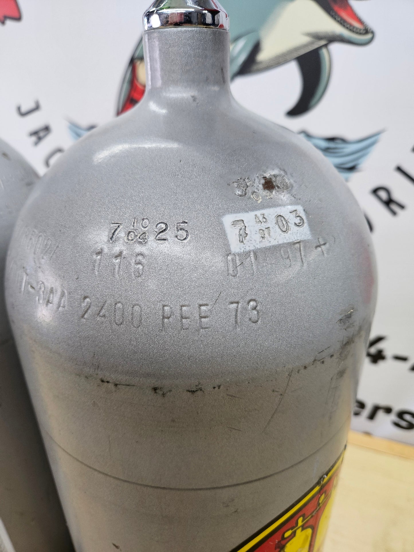 Faber LP95's (Pair) Steel Scuba Cylinders