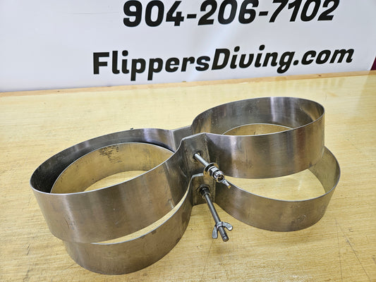 7.25" Stainless Steel Tank Bands #B001