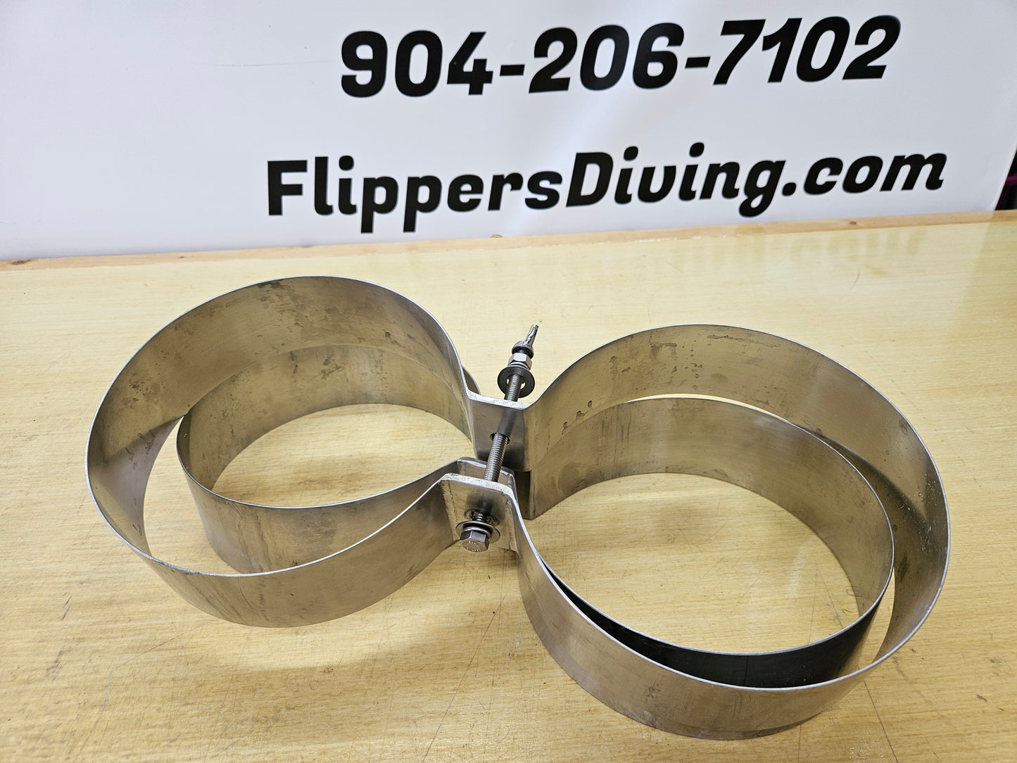 7.25" Stainless Steel Tank Bands #B001